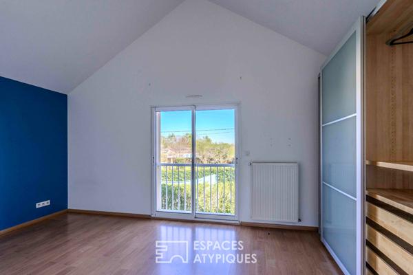 Grande maison d’architecte avec piscine