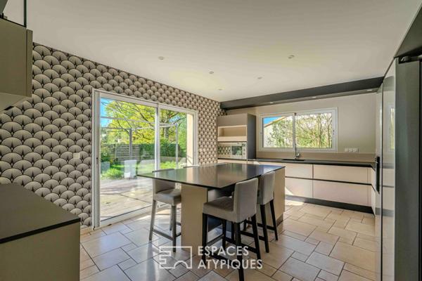 Grande maison d’architecte avec piscine