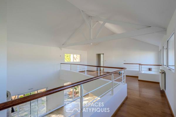 Grande maison d’architecte avec piscine