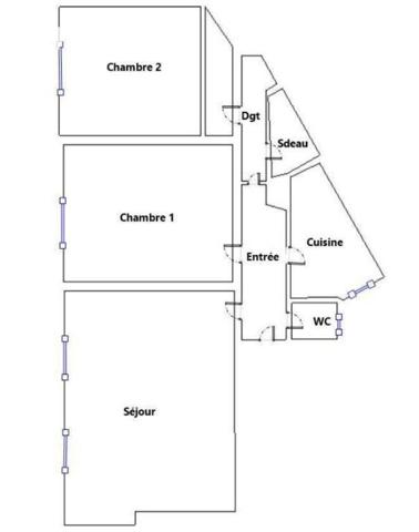 Situé  boulevard Edgar Quinet, dans un bel immeuble Pierre de Taille, cet appartement de 65 m²,...