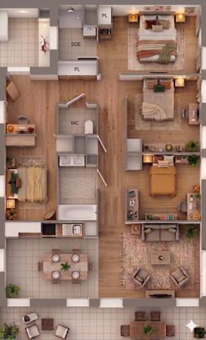 Appartement 5 pièces à Aubervilliers