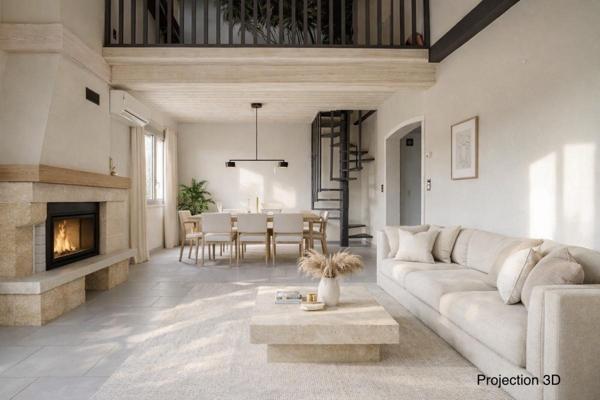 Maison familiale avec piscine et cuisine d'été - 3 chambres - Bram centre à pied