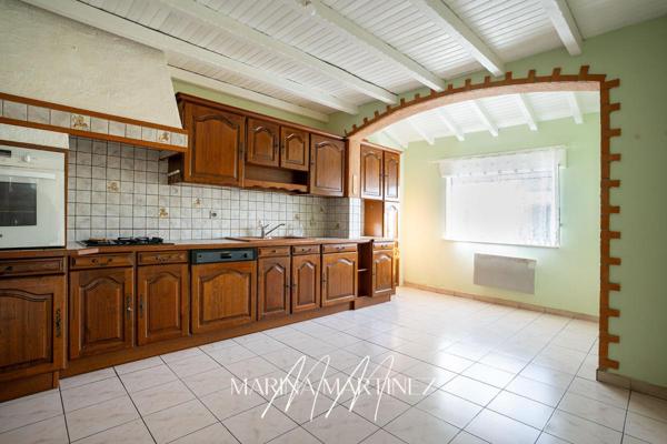 Maison familiale avec piscine et cuisine d'été - 3 chambres - Bram centre à pied