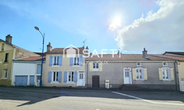 Ensemble de 2 maisons avec garage et terrain