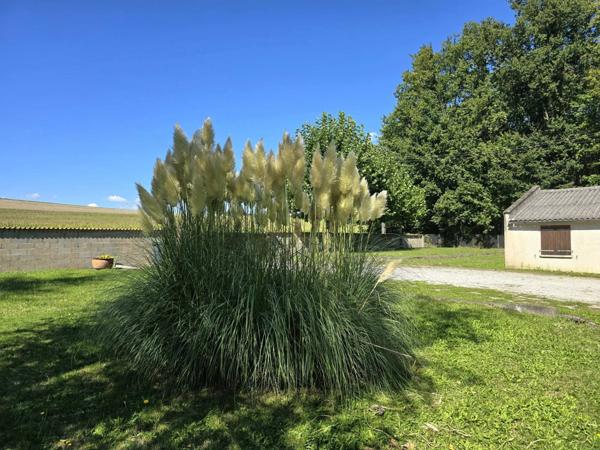 Maison d'architecte et son immense hangar