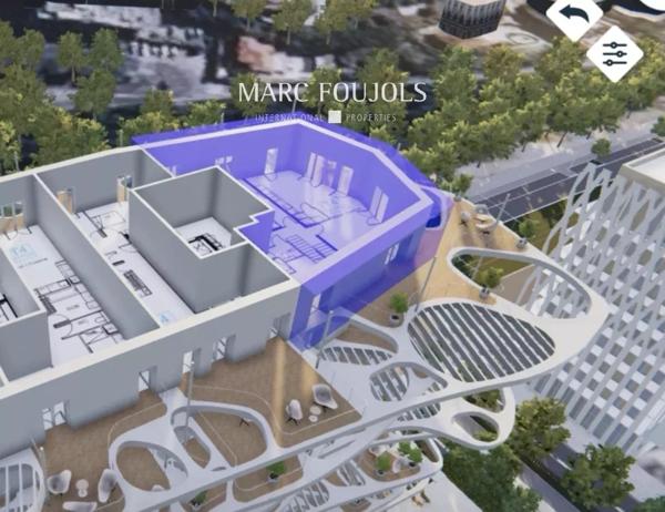 Nice – Programme neuf penthouse vue mer avec terrasses de 138m2 et parking