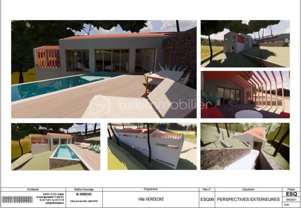 Ce terrain exceptionnel de 2887 m² (coupé en 2 parcelles) est situé sur la face nord du prestigieux Mont Saint-Clair à Sète, il offre une vue imprenable sur l’étang de Thau. Une occasion unique sur le marché.

L’accès au terrain se fait par un droit de passage, suivi d’une descente en pente. Il dispose d’une emprise au sol de 11% et la hauteur de la construction est limitée à 6 m, mesurée à partir du point le plus bas, au niveau de l’égout. Il est possible d’y aménager une piscine à 5 mètres des limites séparatives et deux places de stationnement privatives sont également prévues.

Des travaux de débroussaillage et de terrassement sont à prévoir pour préparer le terrain à la construction. L’assainissement, lui, est déjà réalisé.

Un permis de construire pour le projet est déjà validé dans une des parcelles, et un projet architectural signé par Pierre Di Tucci est un atout supplémentaire pour concrétiser votre vision. Des perspectives du projet sont également fournies en photos, afin de vous aider à mieux vous projeter et visualiser le potentiel du terrain.

Ce terrain est proposé au prix total de 790 000 euros pour une superficie rare de 2887 m², offrant de multiples possibilités : agrandissement de la construction, création de jardins spacieux ou autres aménagements extérieurs.

Il est également possible d'acheter ces terrains séparément, les deux parcelles étant adjacente, chacune étant proposée au prix de 395 000 euros.

Pour toute information complémentaire ou pour organiser une visite, je reste à votre disposition.