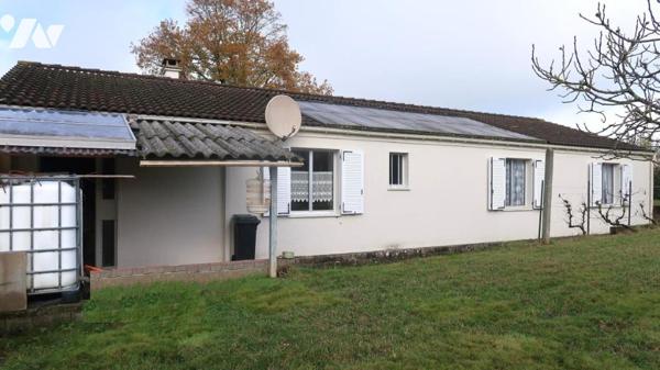 LA MEILLERAIE TILLAY, MAISON D'HABITATION DE PLAIN-PIED DE 116 M² HABITABLES.