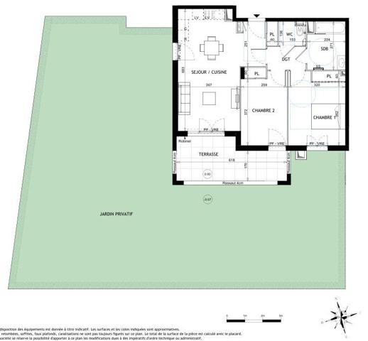 Appartement à vendre 3 pièces 62 m² Vallauris