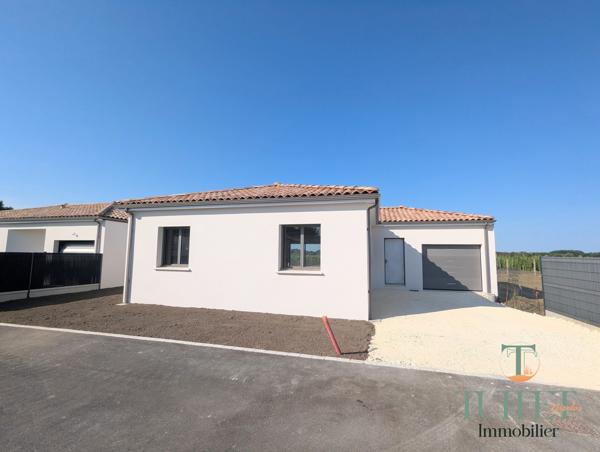 Maison neuve 92m² avec garage attenant