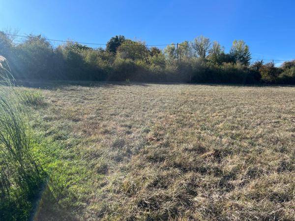Terrain à bâtir.