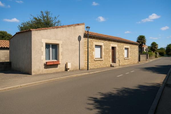 SAINT AUBIN LA PLAINE COEUR DE VILLAGE LONGERE EN PIERRES RENOVEE 4 CHAMBRES AVEC DEPENDANCE ET JARDIN