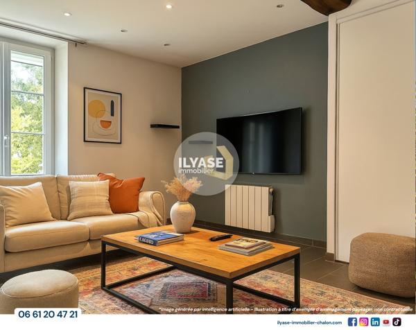 Chalon-sur-Saône (71100) Appartement T2 | 52,5 m² | Île Saint-Laurent