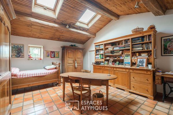 Maison en pierre de campagne au charme intemporel et au fort potentiel