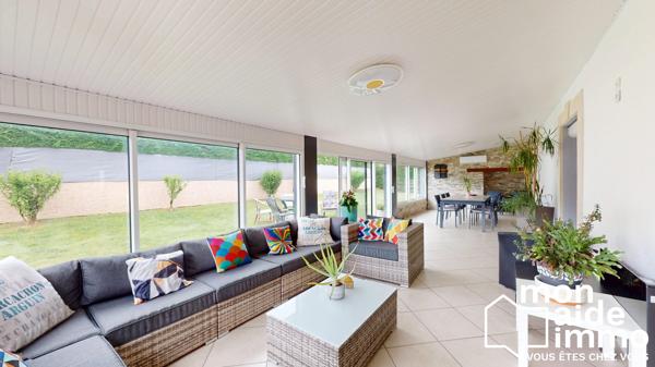 Haut Floirac – Belle maison de plain-pied de 129 m² avec véranda de 40 m², garage et terrain de 800 m² au calme