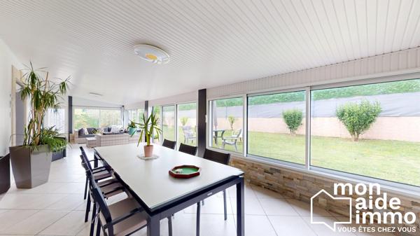 Haut Floirac – Belle maison de plain-pied de 129 m² avec véranda de 40 m², garage et terrain de 800 m² au calme