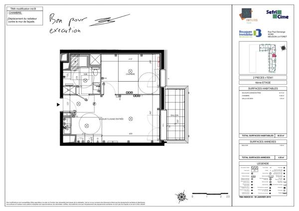 Meudon (92360) MEUDON LA FORÊT (92360), APPARTEMENT 2 PIÈCES AVEC BALCON ET PARKING EN SOUS-SOL