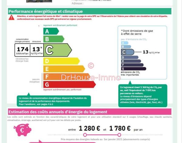 Appartement à vendre 4 pièces de 108 m²