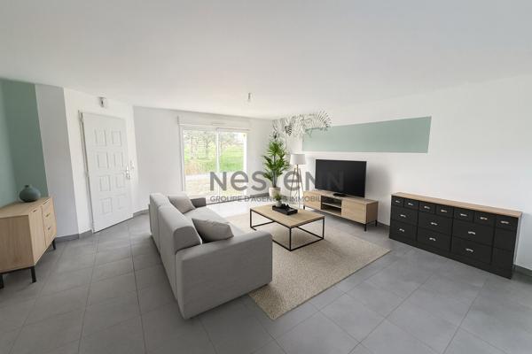 Maison à vendre louée à Saint Maurice la Souterraine - 105m2 - 5 pièces, 3 chambres, jardin et garage