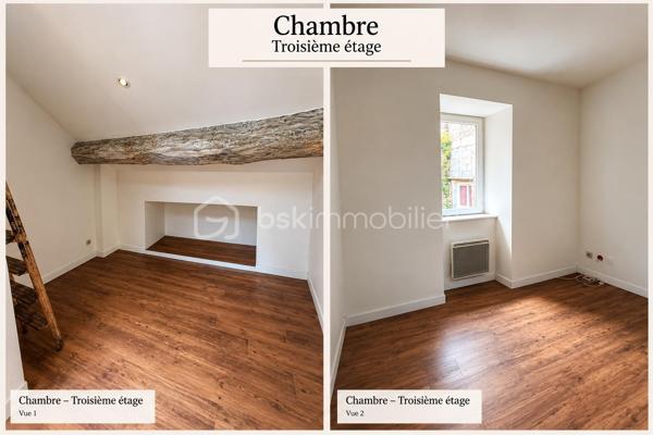 *** EXCLUSIVITE - MAISON DE VILLAGE - 2 CHAMBRES - COUR ***

Située dans un village avec toutes les commodités, au cœur d’un quartier calme, venez découvrir cette charmante maison de village sur 4 niveaux, lumineuse et traversante.

Au rez-de-chaussée, vous trouverez une pièce d'environ 24m² avec cheminée, un WC, un petit cellier ainsi qu’un accès à une petite cour disposant d’une source.

Au premier étage, la maison offre une pièce de vie conviviale avec coin cuisine d'environ 25m²

Au niveau supérieur, un hall d'environ 2.80m² qui dessert une chambre d'environ 13.60m², une salle d’eau d'environ 3.10m² ainsi qu’un WC séparé d'environ 1.20m²

Enfin, le dernier étage accueille une seconde chambre d'environ 15m²

Côté prestations :

- Façade en pierre pleine de charme
- Double vitrage
- Chauffage électrique
- Toiture révisée
- Maison rénovée

Un bien idéal pour un premier achat, un pied-à-terre ou un investissement locatif.

À visiter sans tarder ! N'hésitez pas nous contacter.