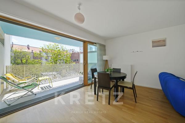 Appartement traversant au 4ème étage avec vue sur jardin arboré