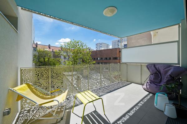 Appartement traversant au 4ème étage avec vue sur jardin arboré