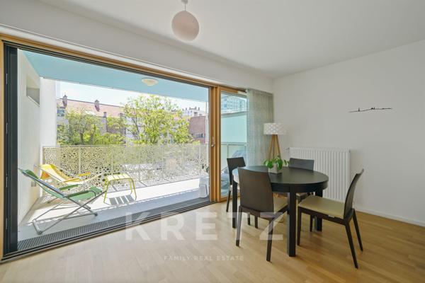 Appartement traversant au 4ème étage avec vue sur jardin arboré