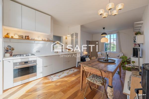 Maison entièrement rénovée, Aucamville centre – Luminosité, confort et intimité à deux pas du centre