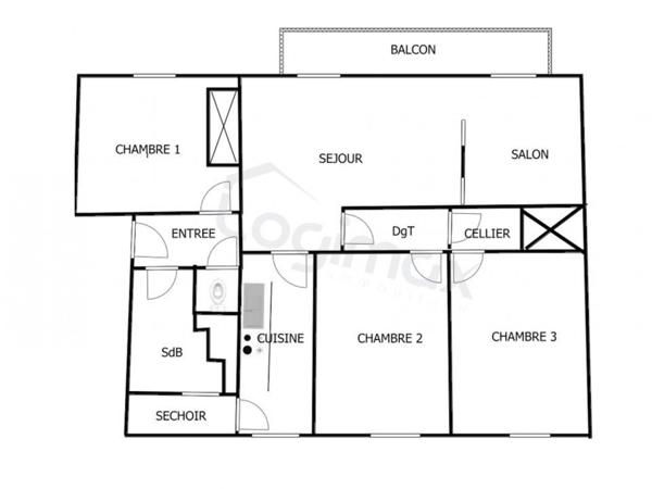 Vente appartement La rochelle, 78m² 4 pièces 353 000 avec balcon
