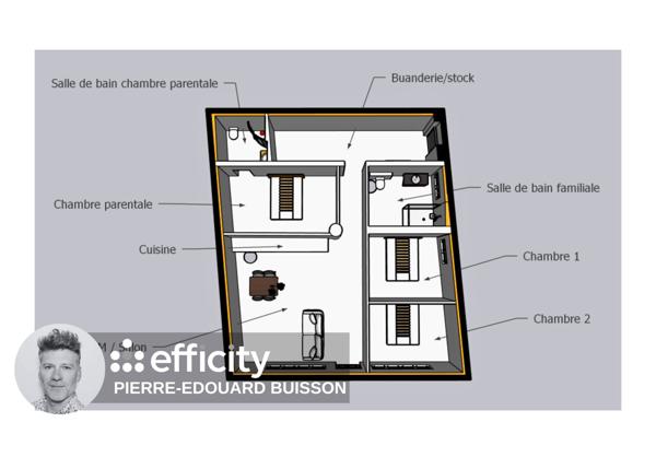Appartement 4 pièces - 88 m²