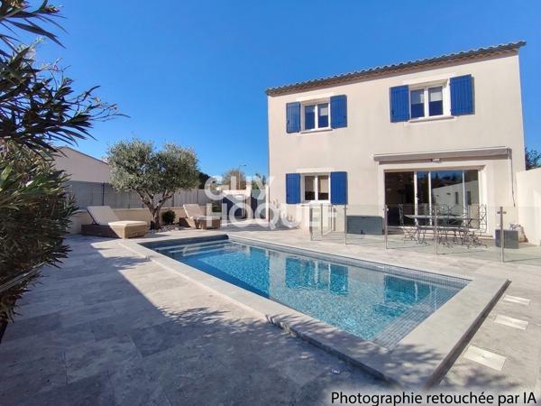 Vedène - Maison R+1 de 115 m² - 4 chambres - Jardin - Stationnement