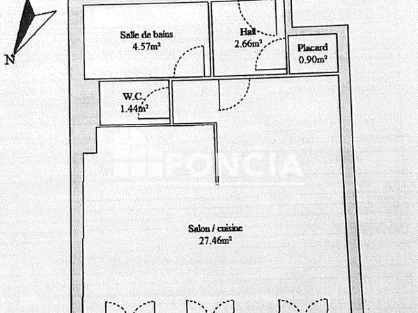 Location Studio 37 m² - Tournon Sur Rhone 07300