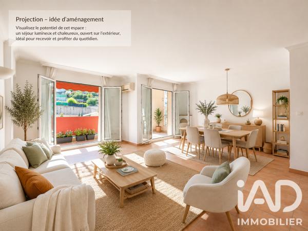 Appartement à vendre 3 pièces 67 m² Vallauris