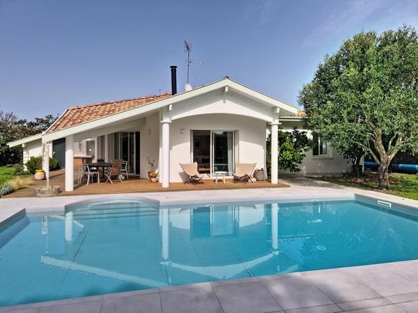 Tosse (40230) Villa TOSSE Plain-Pied de Standing – 129m² – Rénovation Totale – Piscine & Calme