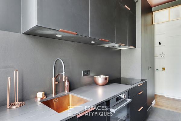 Charme Parisien et balcon avec vue sur la Tour Eiffel