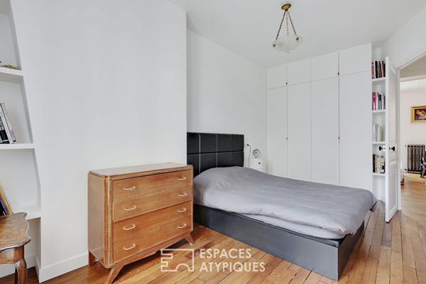 Charme Parisien et balcon avec vue sur la Tour Eiffel