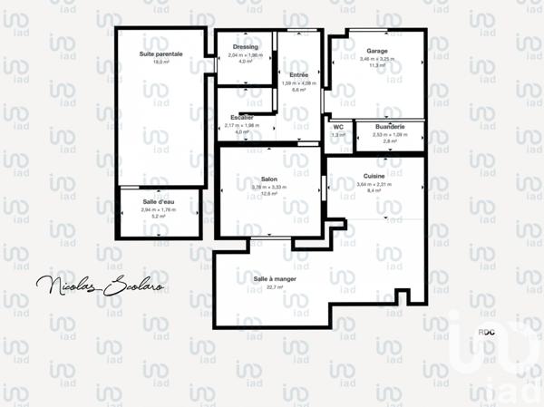 Maison 6 pièces de 127 m² à Cavaillon (84300)