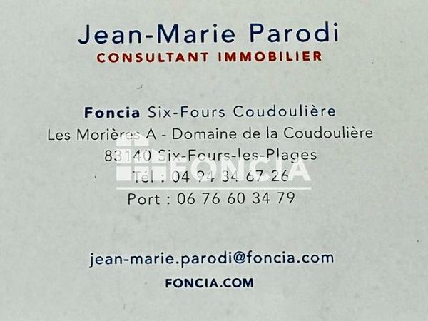 À vendre Maison 3 pièces 46.5 m² - Six-fours-les-plages 83140