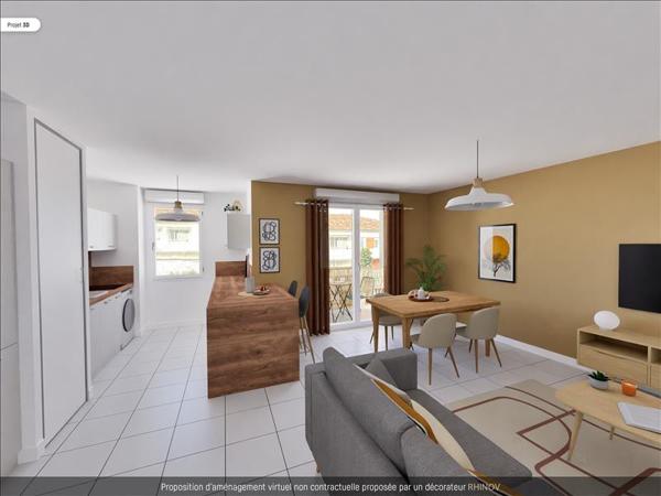 Appartement à vendre |  Mondonville |  2 pièces | 45 m²