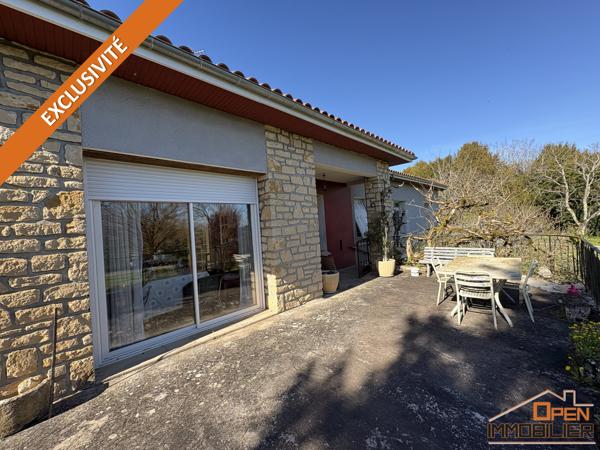 Maison 126m²-4 chambres-Garage-Terrain 1 548m²