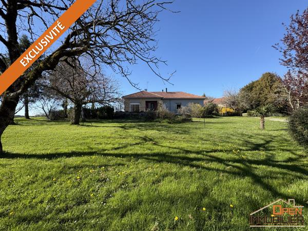 Maison 126m²-4 chambres-Garage-Terrain 1 548m²