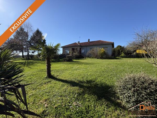 Maison 126m²-4 chambres-Garage-Terrain 1 548m²