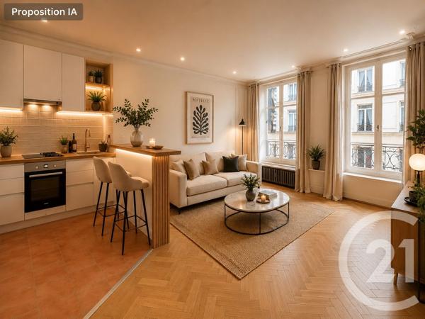 Appartement F3 à vendre  3 pièces - 47,14 m 2   PARIS  - 75009