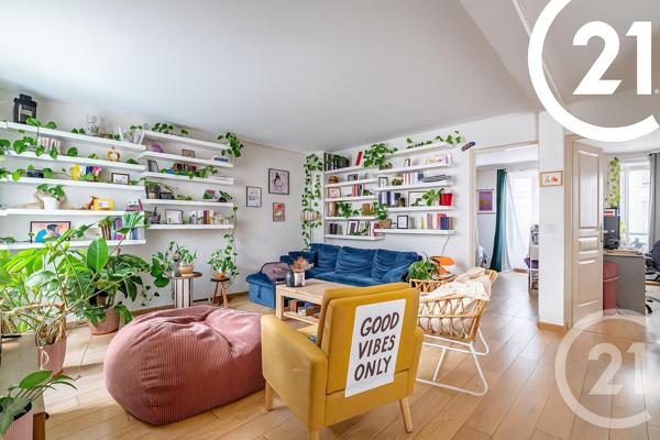 Appartement F3 à vendre  3 pièces - 61 m2 PARIS - 75018