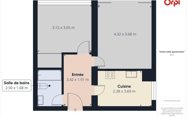 Appartement à louer    2 pièces •  Illkirch-Graffenstaden