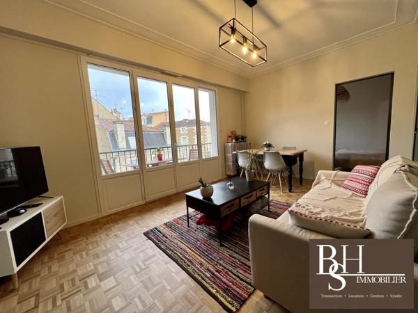 POITIERS PLATEAU, appartement T2 de 45 m² avec balcon et cave