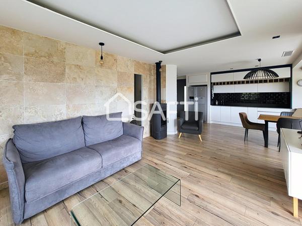 Haut de villa T3 vue mer