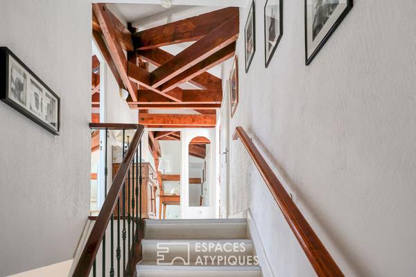 Duplex historique avec terrasses en centre ville