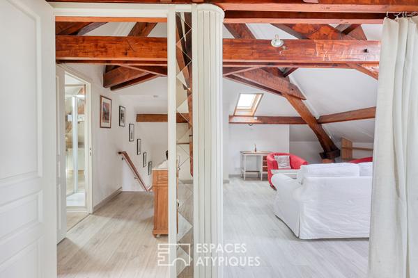 Duplex historique avec terrasses en centre ville