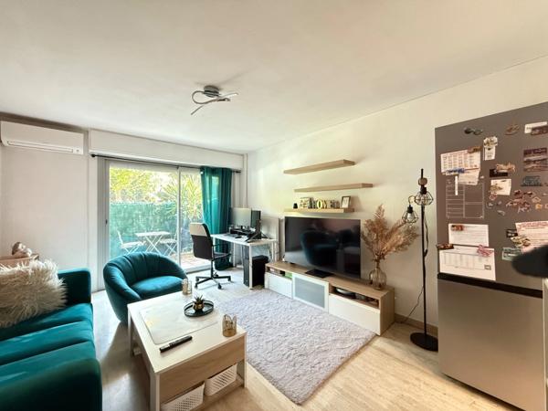 🏡 À vendre :Beau 2 pièces en rez-de-jardin, parking et cave – Antibes